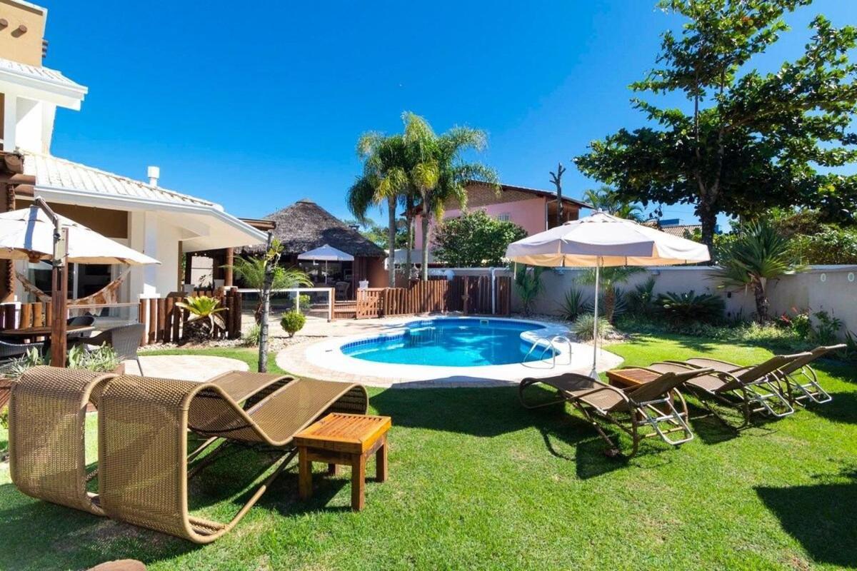 5 Quartos Piscina E Espaco Gourmet ボンビーニャス エクステリア 写真